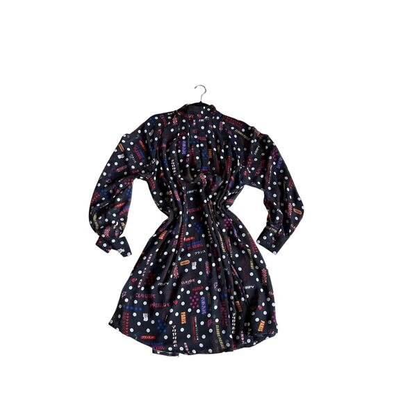 Claudie Pierlot Reisis Printed Sheer Dress Size 40 - Picture 11 of 13